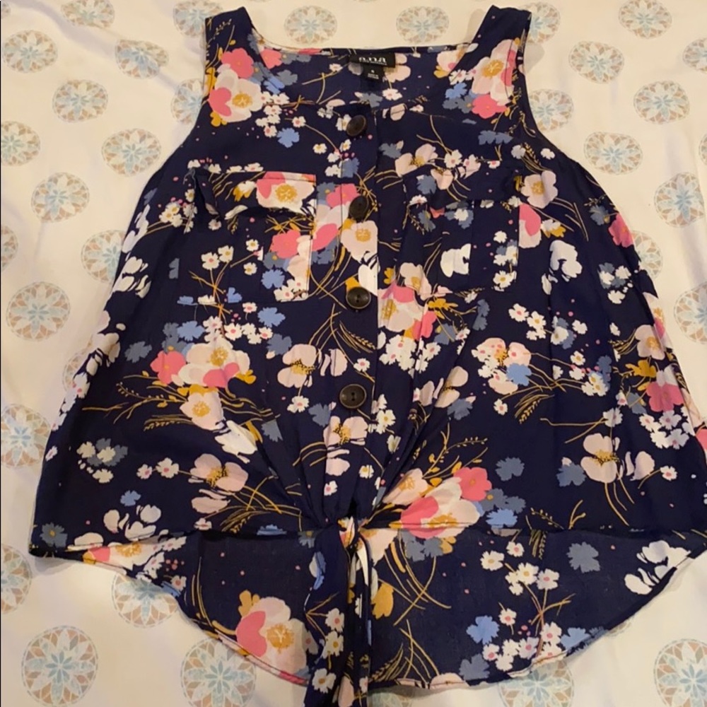 Floral tank top